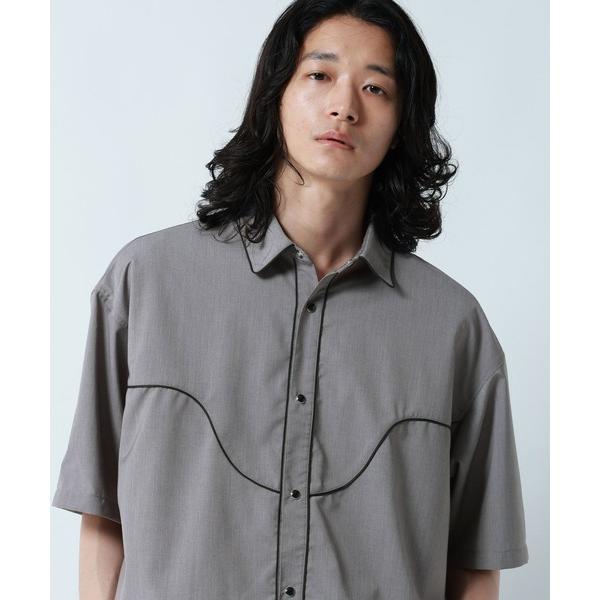 シャツ WESTERN PIPING SHORT SILHOUETTE SHIRT/パイピングウエス...