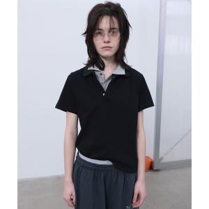 ポロシャツ ポロ DOUBLE-COLLAR POLO TOP レディース