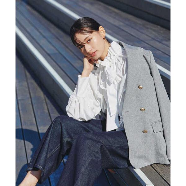 「NATURAL BEAUTY BASIC」 テーラードジャケット MEDIUM グレー レディース