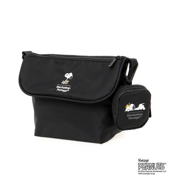 「Manhattan Portage」 ショルダーバッグ「PEANUTSコラボ」 FREE ブラック...
