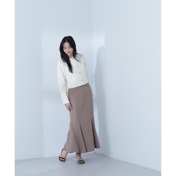「NATURAL BEAUTY BASIC」 ロングスカート MEDIUM ブラウン レディース