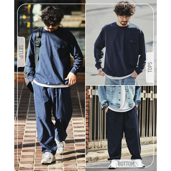 「FREAK'S STORE」 セットアップ MEDIUM ネイビー メンズ