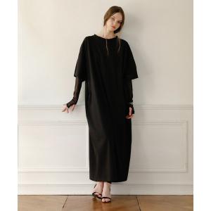 ワンピース Cut Wide Dress Mesh Arm SET