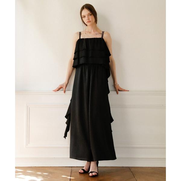 ワンピース Bumpy Satin Tiered Combinaison