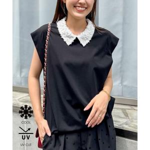 tシャツ 「セットアップ対応/接触冷感」「BECシリーズ」ウォッシャブルハイスペックジャージノースリーブ レディース