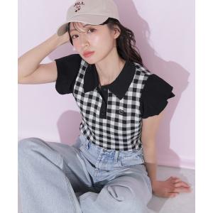 ニット セーター 「WEB限定カラーあり」フリル袖ポロニット レディース