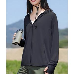 パーカー uvカット 冷感 UPF50+冷感 ツバ付きUVカットパーカー 大きいサイズ 男女兼用「紫外対策」 レディース メンズ