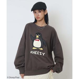 トレーナー スウェット 「Disney/Pixar/ウィージー」裏毛プルオーバー レディース