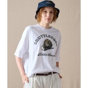 tシャツ シャトルプリント 半袖Tシャツ メンズ レディース