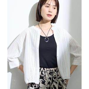 ブラウス シャツ 「さらっと素材／洗える」キカレースブラウス レディース