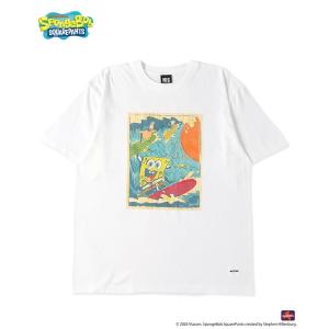 tシャツ SpongeBob x MFC STORE BIG WAVE SURFING S/S TEE メンズ レディース