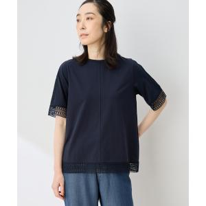 tシャツ 半袖 ひやさらプレミアムレース Tシャツ レディース