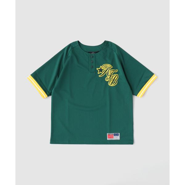 ヘンリーネック tシャツ AFB / エーエフビー HALF BUTTON UP MESH TEE ...