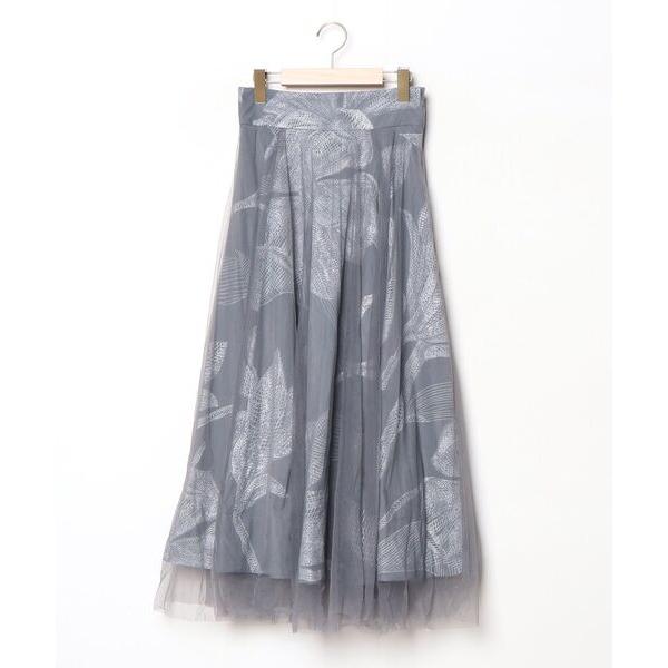 「SNIDEL」 フレアスカート 1 グレー レディース