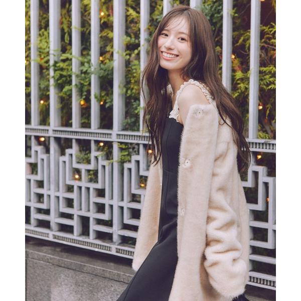 「NATURAL BEAUTY BASIC」 キャミソールワンピース P/S ブラック系その他 レデ...