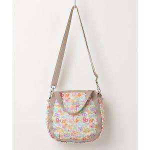 「LeSportsac」 花柄2WAYバッグ - ベージュ レディース