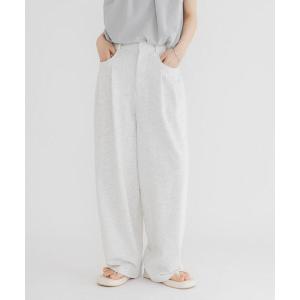 パンツ ダブルタックスウェットパンツ レディース