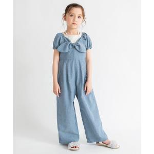 ファミリア オーバーオール サロペット デニム ショートパンツ ベビー