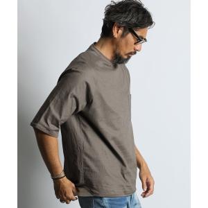 tシャツ C/L STRETCH HYBRID S/S TEE：綿麻ストレッチ ハイブリッドTシャツ / 清涼素材ラグランスリーブ / ポケットT / ラウンドカット メンズ