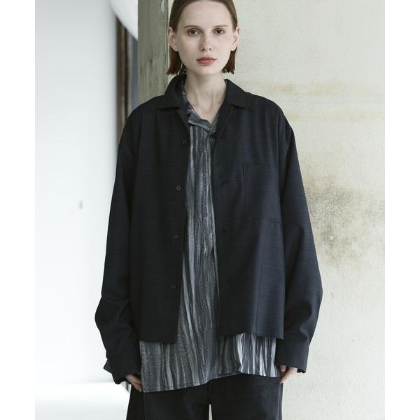 「remer」 長袖シャツ MEDIUM ブラック メンズ