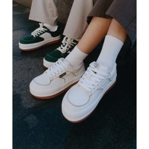 「poseganch」 ローカットスニーカー 25.0cm クリーム レディース