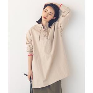 「khakito」 長袖ブラウス FREE グレイッシュベージュ レディース