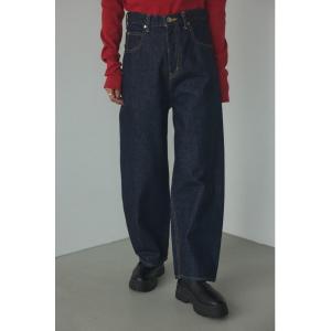 「BLACK BY MOUSSY」 デニムパンツ 23inch ダークブルー レディース