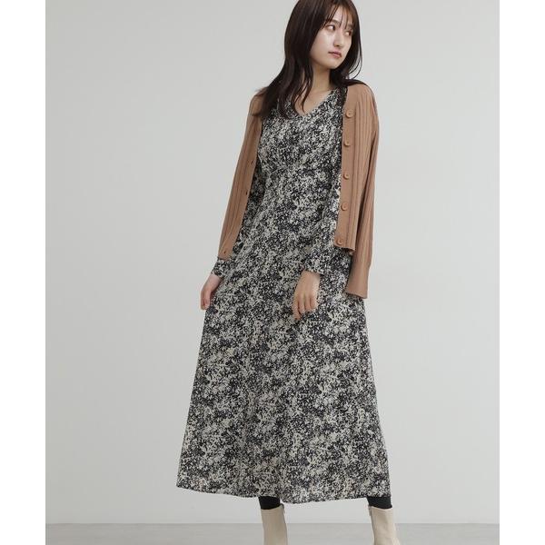 「N.（N. Natural Beauty Basic）」 長袖ワンピース MEDIUM ブラック ...