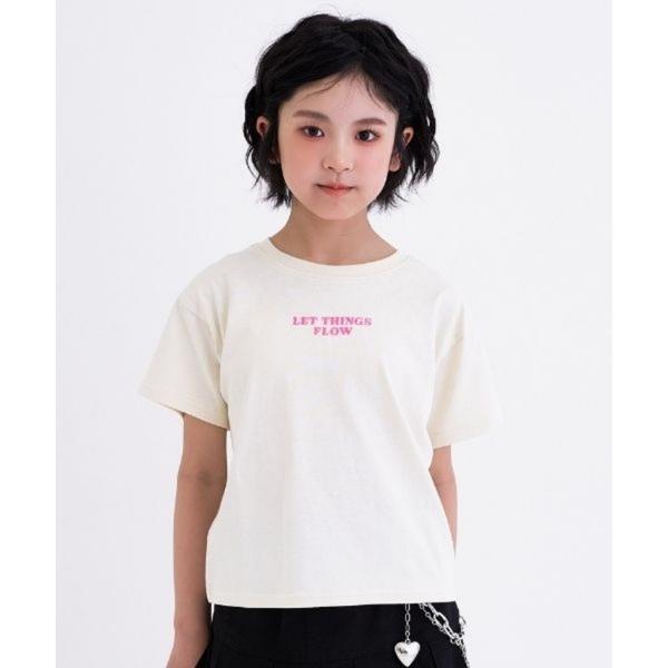 tシャツ 「デイリープライス」「綿100%」ワッペン風半袖Tシャツ キッズ 子供服 女の子