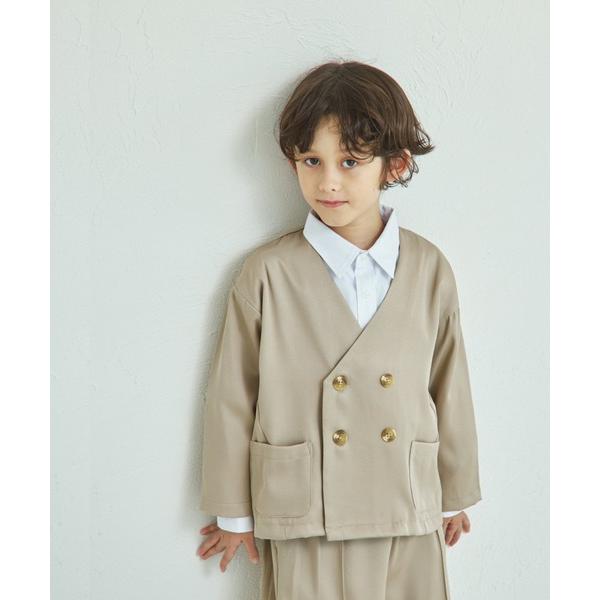 「pairmanon」 「KIDS」セットアップ 100 ベージュ キッズ