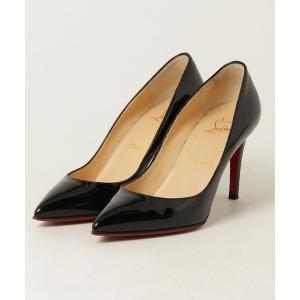「Christian Louboutin」 パテントレザー パンプス 36 ブラック レディース