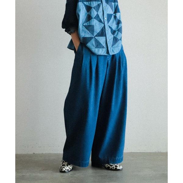 「FIL DE FER」 デニムパンツ MEDIUM ブルー レディース
