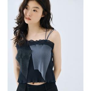 キャミソール 「kotohayokozawa/コトハヨコザワ」「STUDIOUS別注」シアーラメキャミソール