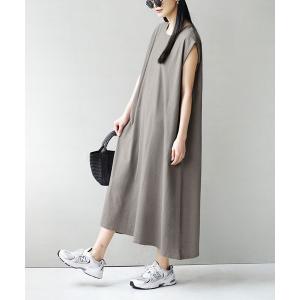 ワンピース ショルダータック ノースリーブワンピースの商品画像