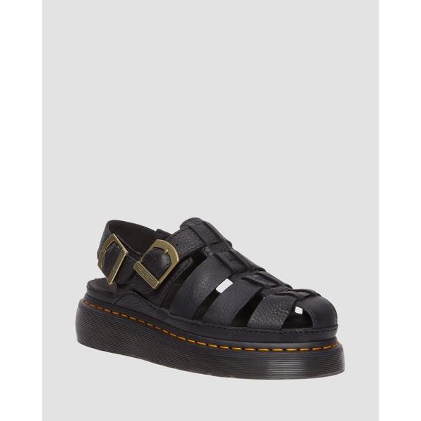 「Dr. Martens」 フラットサンダル - ブラック レディース