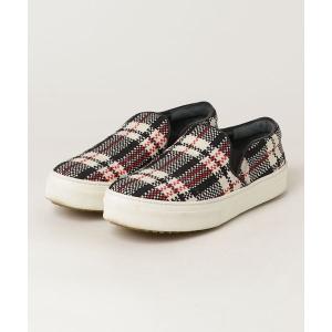 「CELINE」 スリッポン 37.5 ブラック レディース