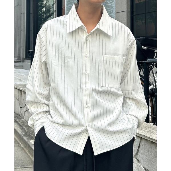 「MandO（エムオー）」 長袖シャツ LARGE ホワイト系その他2 メンズ