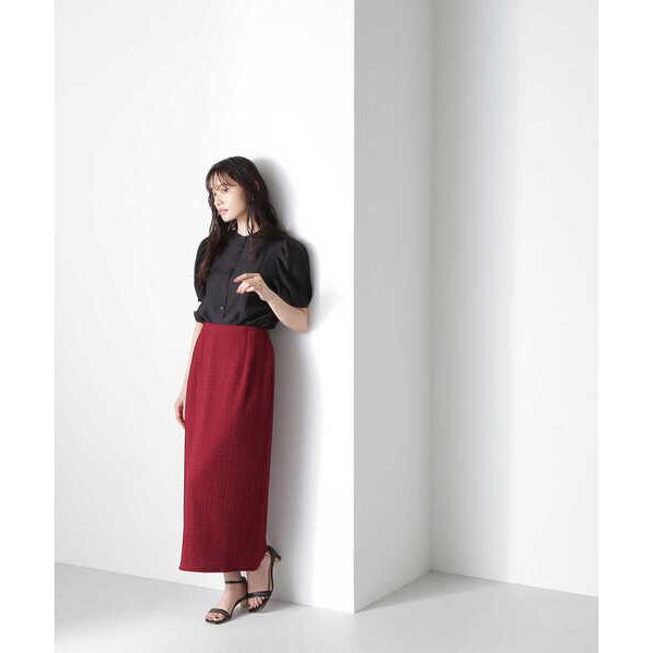 「NATURAL BEAUTY BASIC」 スカート MEDIUM レッド レディース