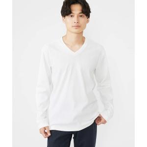 「MK MICHEL KLEIN HOMME 」 長袖Tシャツ 46 ホワイト メンズ