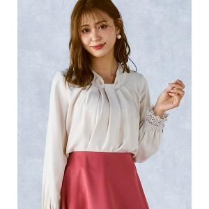 「QUEENS COURT」 長袖ブラウス M ベージュ レディース