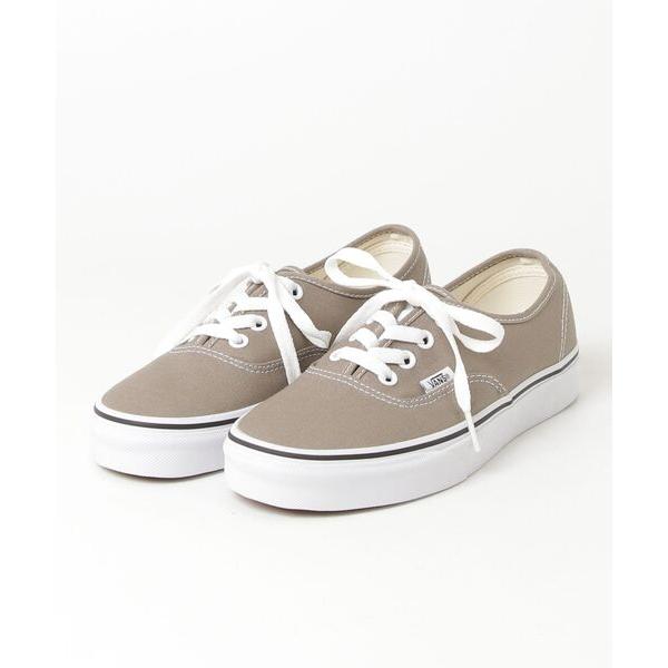 「VANS」 ローカットスニーカー 5 グレー レディース