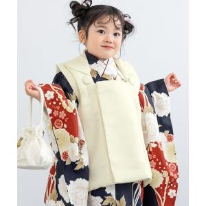 着物 「floro by SOUBIEN」3歳女の子用七五三セット（被布コート/着物/襦袢/草履/巾着） キッズ 子供 女の子
