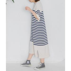 ルームウェア 部屋着 WHISTLER BD/ボーダーワンピース レディースの商品画像