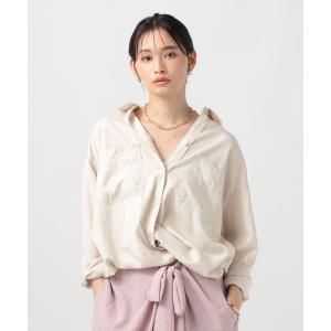 ブラウス シャツ 3WAYスタンダートシャツ レディース