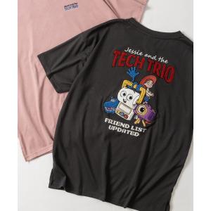 tシャツ 半袖 「15」「Disney/ディズニー」トイストーリーサガラ刺繍 クルーネックＴシャツ レディース レディース
