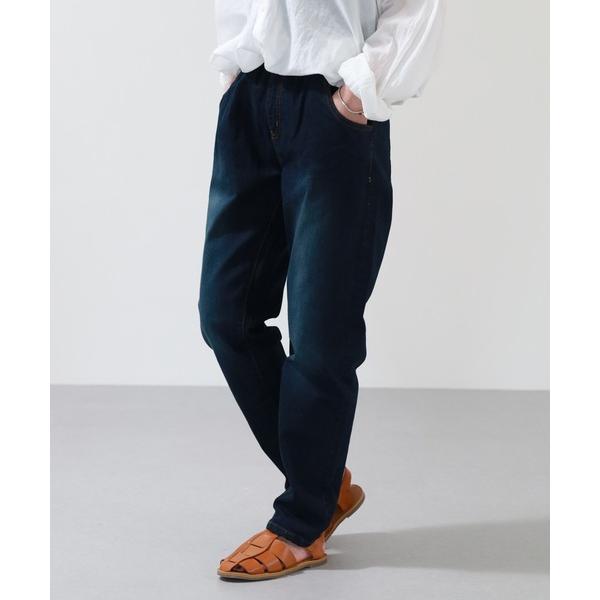 ジーンズ デニム デニムパンツ ウエストゴムテーパードデニムパンツ レディース