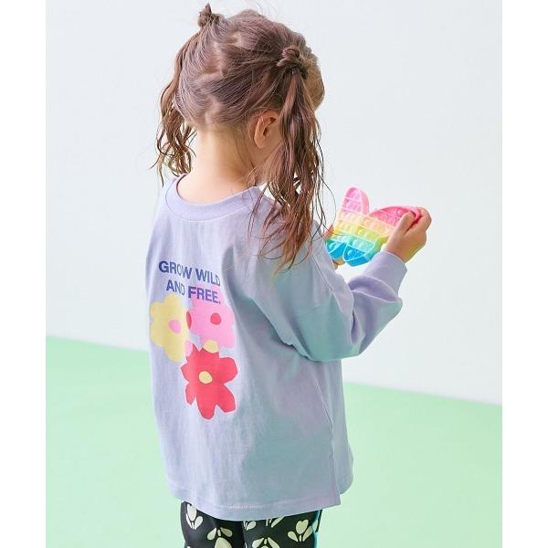 tシャツ 「EN-JOY」どっちも前だから1人でお着替え カラフル 長袖Tシャツ キッズ 子供服 男...