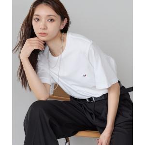tシャツ 半袖 「TOMMY HILFIGER/トミーヒルフィガー」Core Flag Tee オーバーサイズ フラッグ刺繍 半袖Tシャツ ユニセックス レディース メンズ