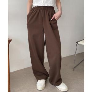 ワイドパンツ スウェットパンツ ジャージ WEGO/「26年春夏新作」ライトスウェットワイドパンツ レディース