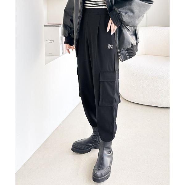 「Java」 カーゴパンツ LARGE ブラック レディース
